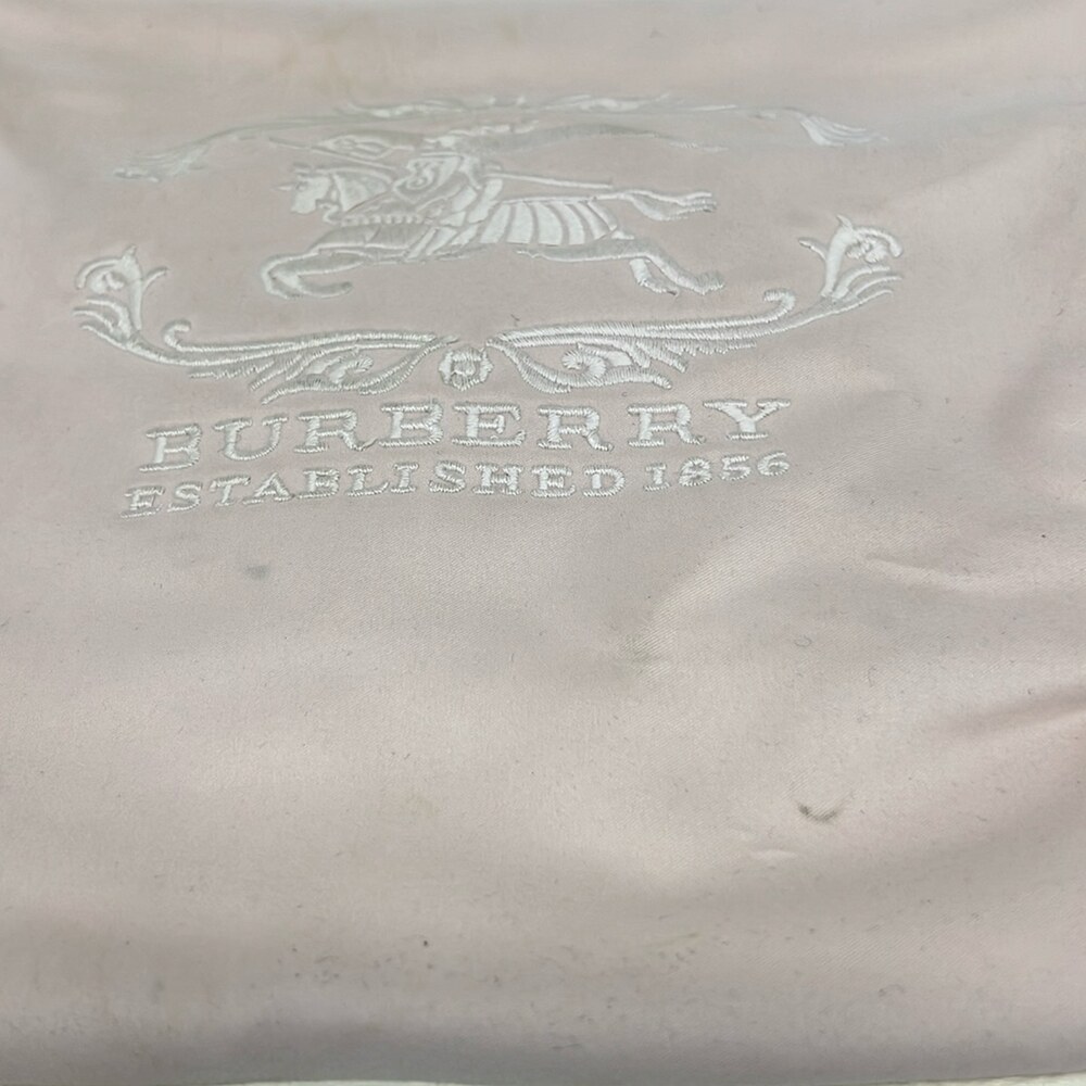 Burberry Tote Bag Light Pink Cream Chemical Fiber Leather - Picture 13 of 13